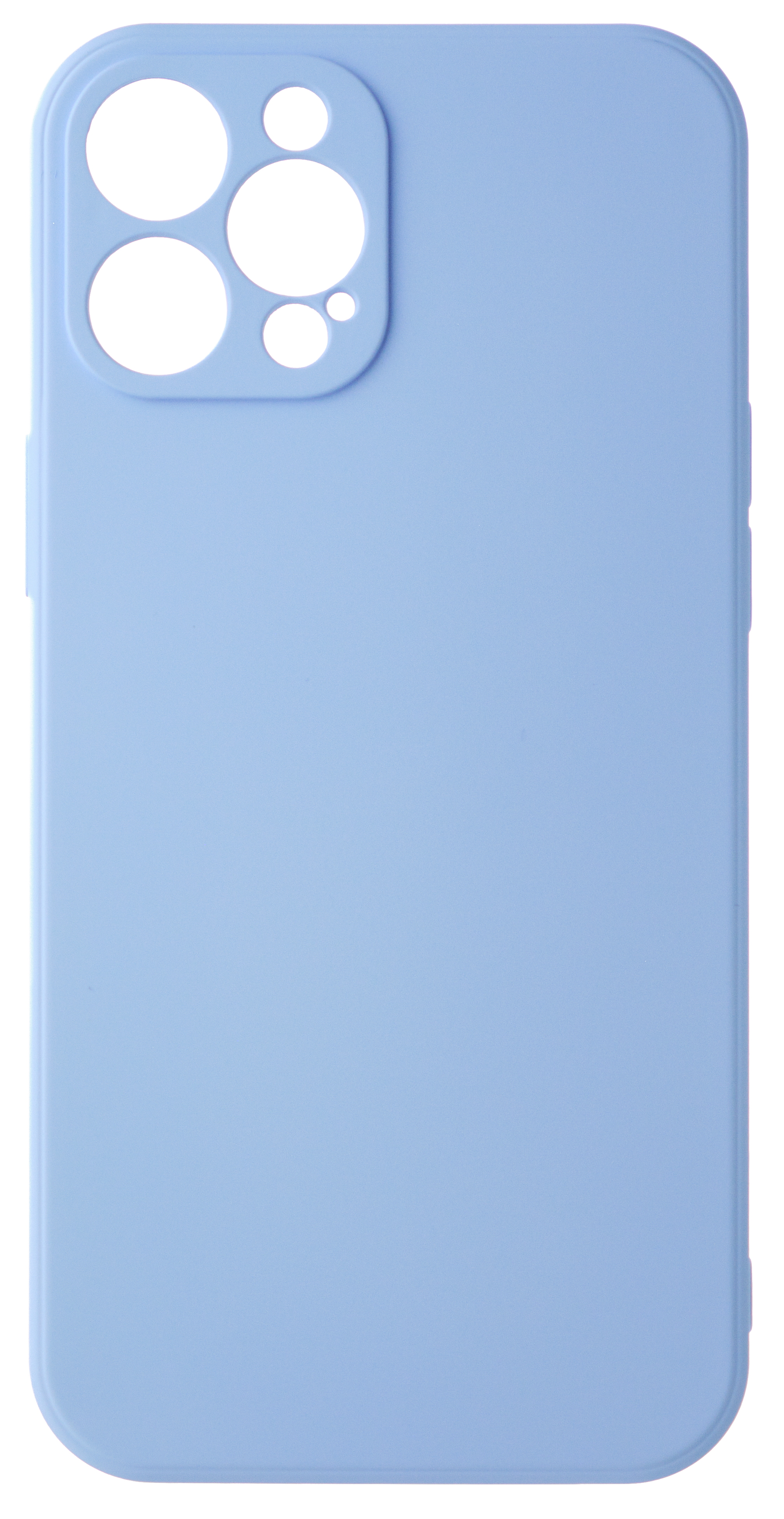 Чехол Soft-Touch для iPhone 12 Pro Max светло-голубой в Тюмени